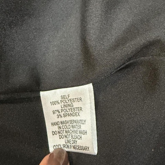 Black Textured Mini Dress – Cotton Candy LA – Size L - Picture 5 of 8